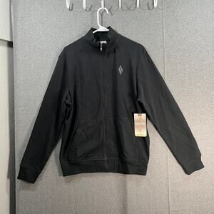 Skechers Men's Hoodless Hoodie GoWalk Everywhere Jacket Bold Black Size Medium